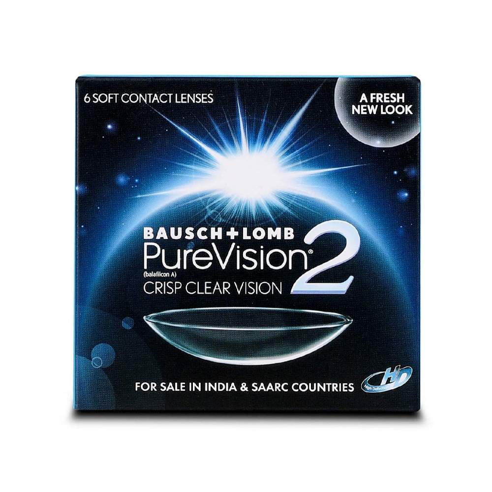 Bausch & Lomb Pure Vision 2 Monthly Disposable Contact Lens (6 Lens Pack) – SMCL2