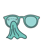 Wipe Lenses With Microfiber Cloth
