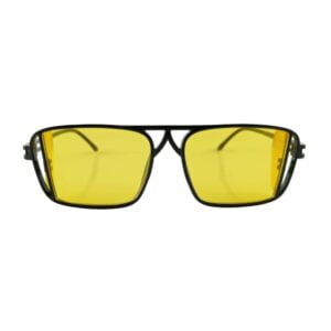 Black Yellow Full Rimmed Rectangle Assorted 82193 Sunglass – SMSG32