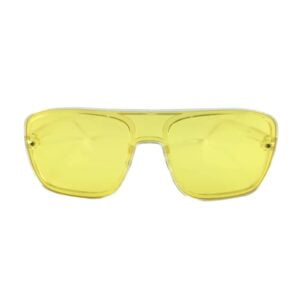 Clear Transparent Yellow Full Rimmed Rectangle Assorted 910242 Sunglass – SMSG21