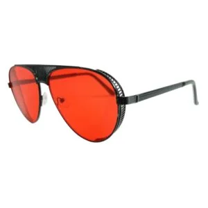 Black Red Full Rimmed Aviator Assorted 97014 Sunglass – SMSG68