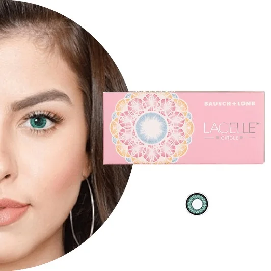 Lacelle Circle Aqua Contact Lens