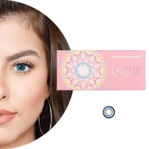 Bausch & Lomb LACELLE Circle Blue Color Monthly Disposable Contact Lens (1 Lens Pack) – SMCL60