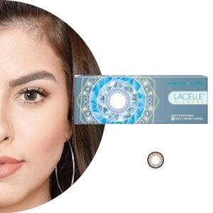 Bausch & Lomb LACELLE Diamond Brown Color Daily Disposable Contact Lens (10 Lens Pack) – SMCL63