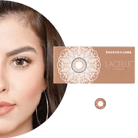 Lacelle Premium Brown Contact Lens