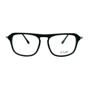 Matte Blue Silver Full Rimmed Square Irus 2041 C7 Eyeglass – SMEG1