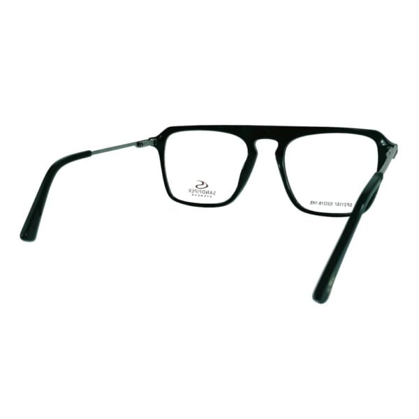 Sandpiper Black Square Eyeglass