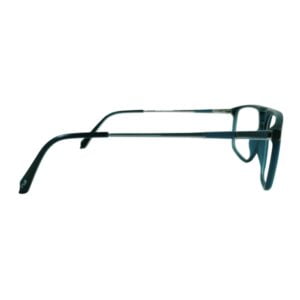 Matte Blue Silver Full Rimmed Rectangle Irus 2164 C3 Eyeglass – SMEG4