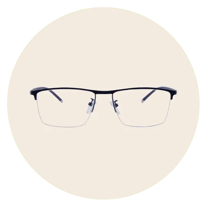 Semi Rimmed Eyeglasses